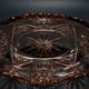 Vintage coupe in Depression Glass (Rosaline Glass)