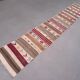 Couloir kilim étroit 57x350 cm shabby chic, vintage turc kelim 2572