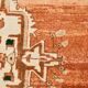8x12 Terracotta & Brown Vintage Persian Rug, Rugs For Bedroom, 225x353Cm