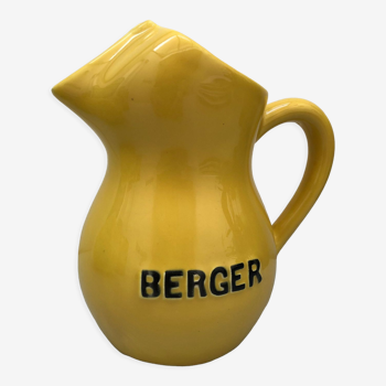 Vintage yellow carafe pitcher