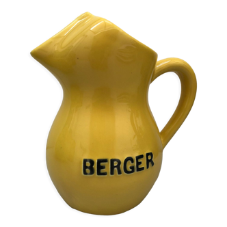 Vintage yellow carafe pitcher
