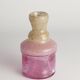 Unique Bubblegum Pink and Yellow Art Glass Vase by Milan Vobruba, Sweden 1980s