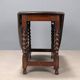 Petite table ancienne en chêne teinté noyer, Angleterre, XIXe siècle