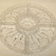 Table service silver metal crystal art deco top