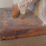 Bookend in terracotta