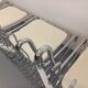 Set of 4 vintage Italian chairs by Gastone Rinaldi in chrome metal.