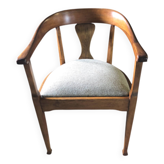 Tabouret (de bureau) Art Déco vintage
