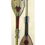 Piero Fornasetti, mandolins cigars Box, Milan Italy, ca. 1960s