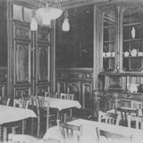 4 chairs bistro comtoises 40s