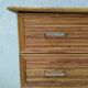 Commode en rotin vintage