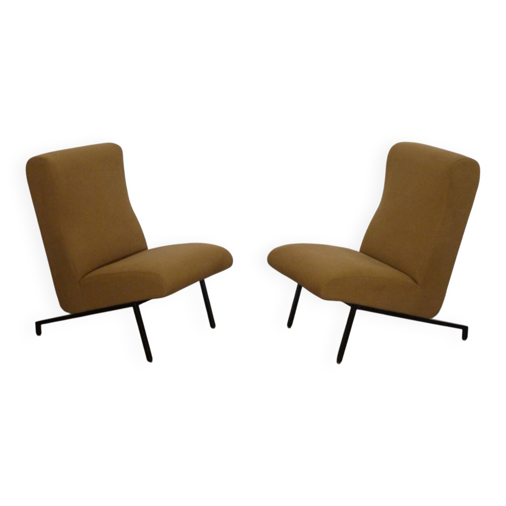 Paire de fauteuils Pierre guariche 1960