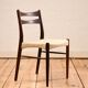 Pair of Scandinavian chairs in Rio rosewood.