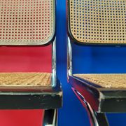 Series of 4 chairs B32, Marcel Breuer design