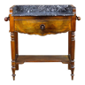 Side table in wood and marble nineteenth century