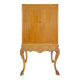 Mid-century modern artisan wardrobe in elm, Sweden, 1940s.