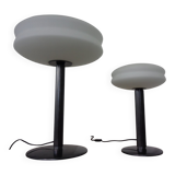 Italian Opal Glass Lamps by Stefano Marcato, Set of 2