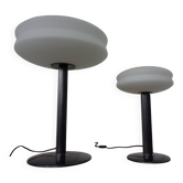 Italian Opal Glass Lamps by Stefano Marcato, Set of 2