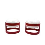 Joe Colombo, space age set of 2 mod. KD27 table lamps, Kartell Italy 1970s