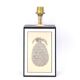 Anador gold and silver lamp with pineapple, 80s