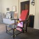 Cassina armchair in Rietveld style – Italian design from the 1980s.