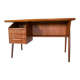 Danish Teak Desk By Gunner Nielsen for Tibergaard