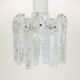 Mid-Century Murano Ice Glass Ceiling Lamp by J.T. Kalmar, Austria, 1960s