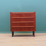 Teak chest of drawers, Danish design, 1970s, made in Denmark