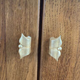 Low cabinet 2 doors with marble