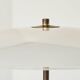 Solist table lamp in metal, brass and opal glass IKEA, 1990