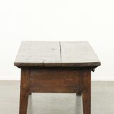 Antique 18th century Southern European coffee table made of chestnut wood