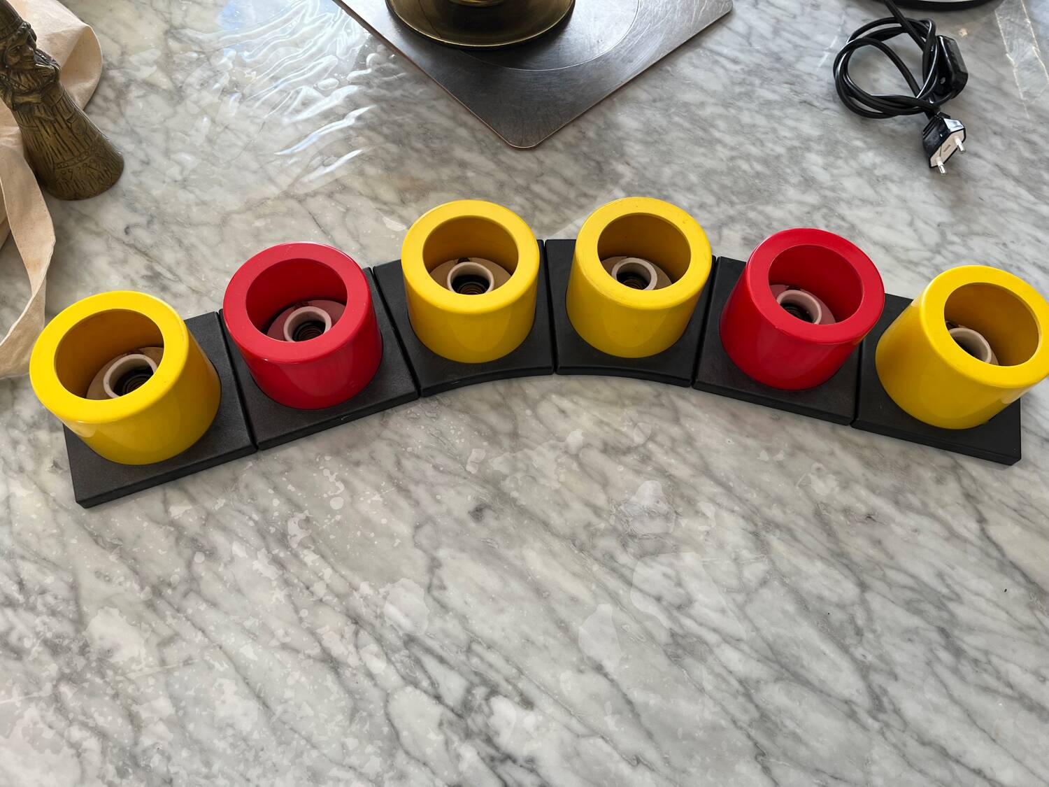 Suite de 6 appliques tivoli