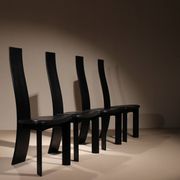 Four Sculptural ‚Iris‘ Chairs by Bob van den Berghe for Tranekaer