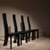 4 chaises sculpturales Iris par Bob van den Berghe pour Tranekaer