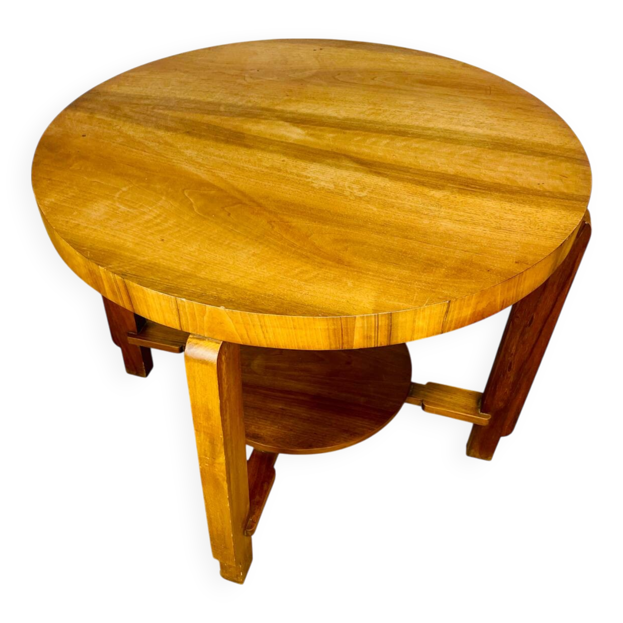 Art Deco round side table