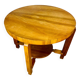 Art Deco round side table