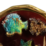 Vintage Vallauris ceramic table lamp lamp