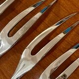 Christofle 12 snail forks, shellfish Fidelio baguette model very good condition