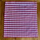 Housse de coussin tissu Vichy