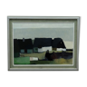 Swedish modern painting, 1960s, Framed, Evert  Färhm