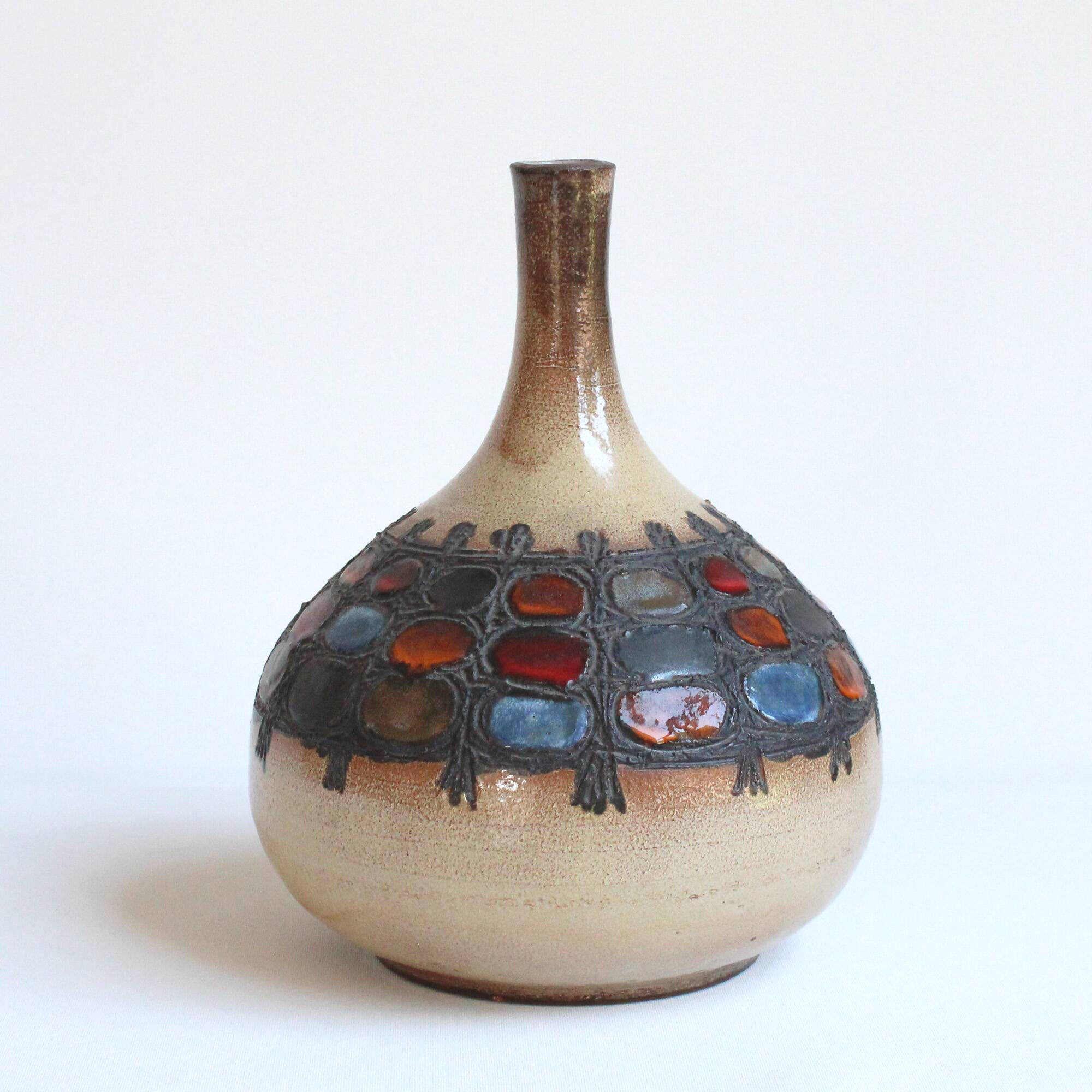 Brutalist Fig Vase 1960s - Perignem