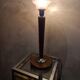 Art deco lamp lampshade pink 1930 with opaque pattern fleural electricity new nf