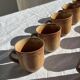Lot de 11 tasses à café en grès à anse