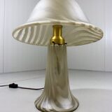 Peill & Putzler glass mushroom table lamp, Germany