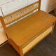 Vintage 1960s rattan toy chest