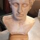 Mythological bust patinated plaster