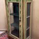Venetian showcase in painted wood