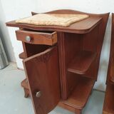 Pair of vintage bedside tables 40s
