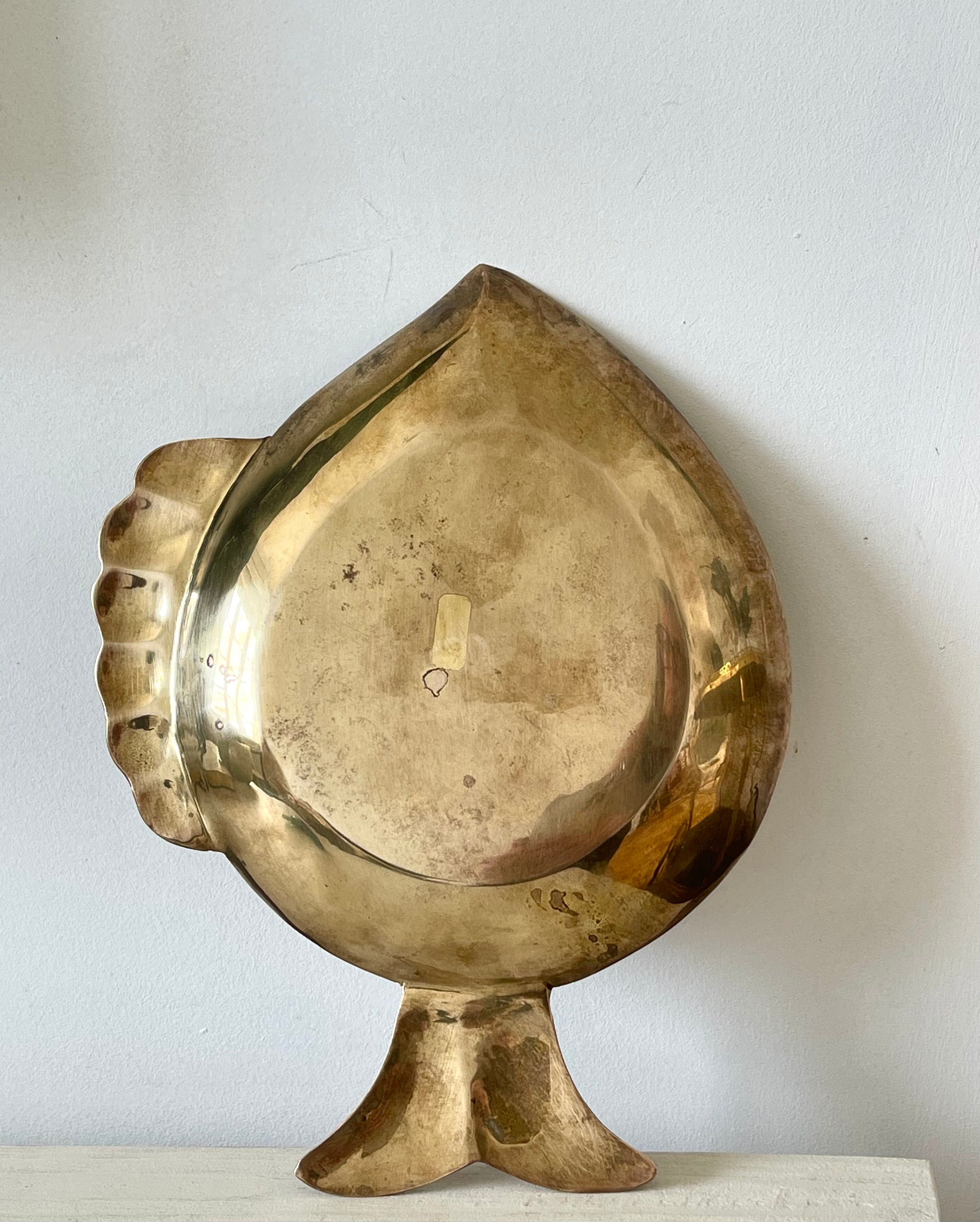 Brass catchall from the 1970s
