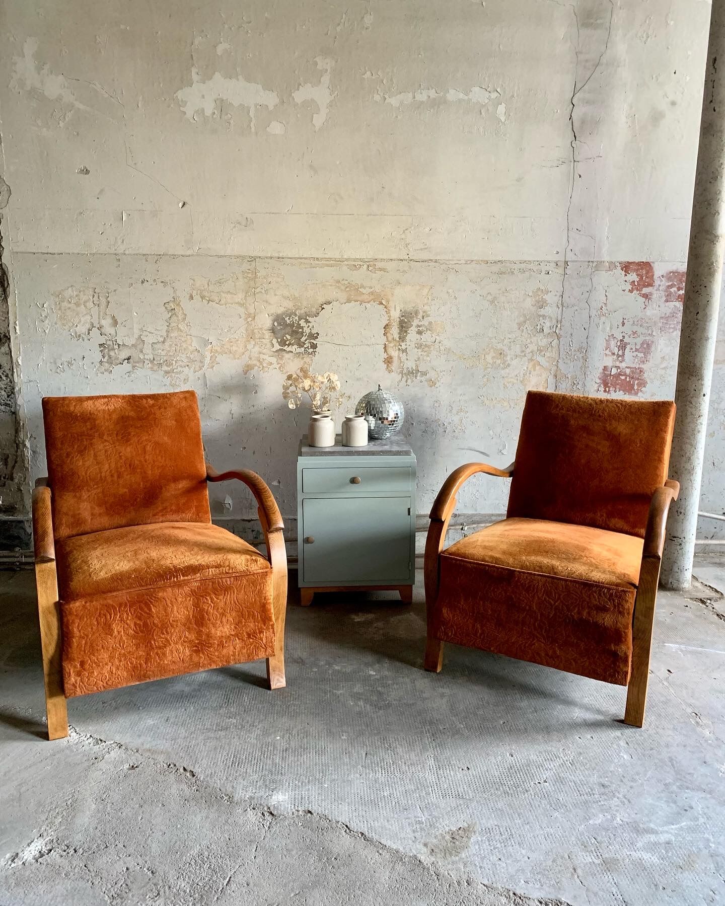 Pair of vintage armchairs