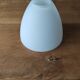 Small translucent white glass lampshade